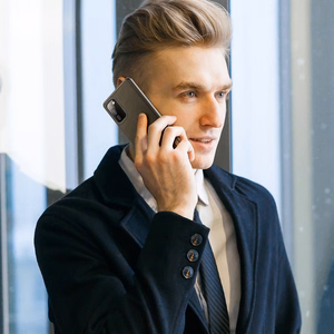 Dux Ducis Fino dėklas telefonui padengtas nailono medžiaga Samsung Galaxy A03s žalias