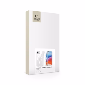 Tech-Protect FlexAir Hybrid MagSafe iPhone 16e dėklas - skaidrus