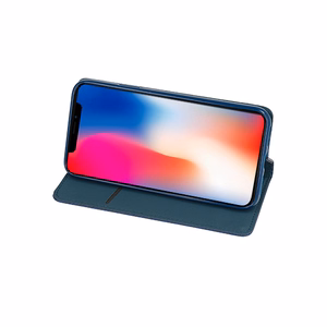 Išmanusis MAGNET dėklas telefonui SAMSUNG GALAXY S22 PLUS tamsiai mėlynas
