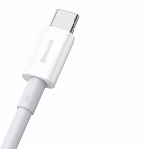 USB кабель Baseus Superior с USB на Type-C 66W 1.0м белый CATYS-02