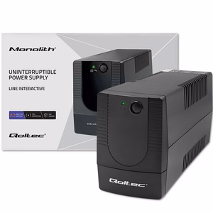 Qoltec 53774 nepertraukiamo maitinimo šaltinis (UPS) Line-Interactive 1 kVA 600 W 1 AC lizdas