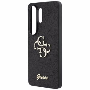 Guess Fixed Glitter Big 4G Metal Logo чехол для Samsung Galaxy S26 Ultra чёрный