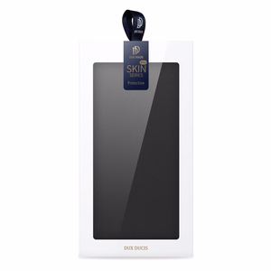 Dux Ducis Skin Pro Dėklas Realme 10 Pro lankstus dangtelis kortų piniginė stovas - juodas