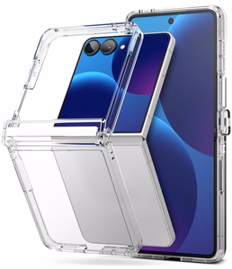 Ringke Fusion Flap dėklas, skirtas Samsung Galaxy Z Flip 8 – skaidrus
