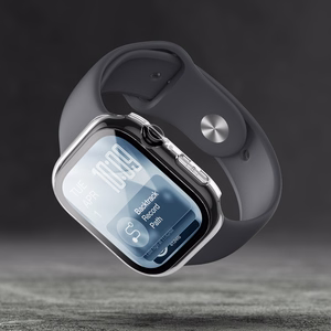Защитное стекло AmazingThing Radix с чехлом для Apple Watch Series 11 46 мм — прозрачный