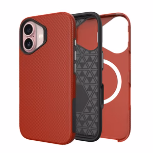 Dėklas Perfectionists Triangle Mag Case Apple iPhone 13/14 raudonas
