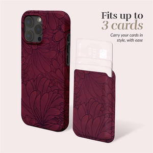 MIO Berry Blooms Magsafe Case Compatible Card Holder