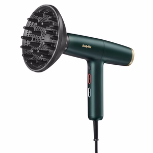 BaByliss Air Power Pro D6555DE – ионный фен 1700 Вт, зелёный/золотистый