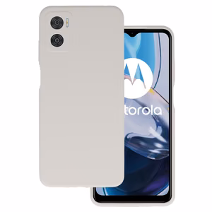 Силиконовый чехол Silicone Lite для Motorola Moto E22/E22i титановый