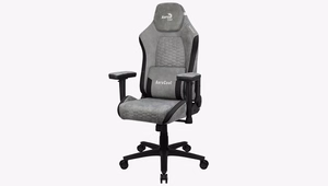 Aerocool Crown AeroSuede Universali kompiuterinių žaidimų kėdė Paminkštinta sėdynė Stone Grey