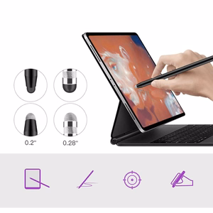 Tech-Protect USP100 4-TIP jutiklinis rašiklis pasyvus - juodas