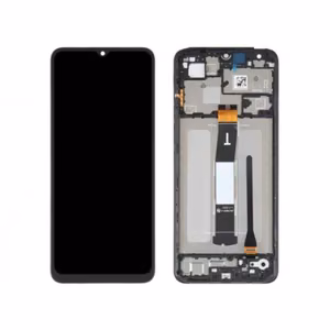 LCD Display Compatible with Xiaomi Redmi Note 13 5G with frame / graphite black / HQ