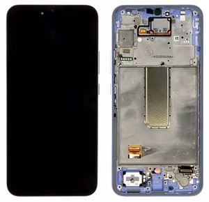 Ekranas Samsung A346 A34 5G 2023 su lietimui jautriu stikliuku ir rėmeliu Violet originalus (used Grade C)