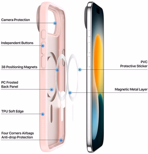 Чехол Dux Ducis Yind для Apple iPhone Air розовый