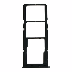 SIM Card Holder Samsung A715 A71 2020 Prism Crush Black OEM