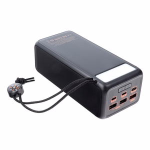VEGER Išorinė baterija 50000 mAh PD QC3.0 5A 22,5W Tank Lite (W5001) juoda