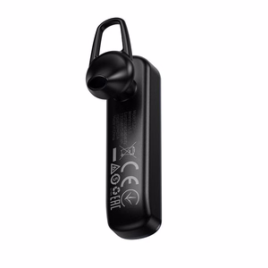 Hoco E201 belaidė monofoninė ausinė su mikrofonu, ENC, Bluetooth 6.0, 130 mAh, juoda