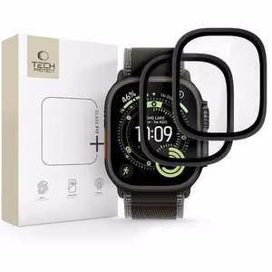 Tech-Protect Закалённое стекло 2 шт. для Apple Watch Ultra 49mm - чёрный