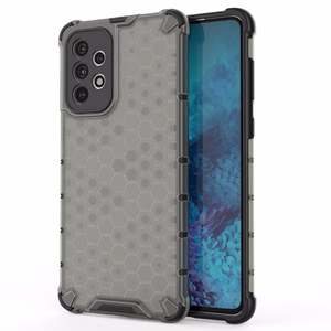 Honeycomb dėklas šarvuotas dėklas su geliniu rėmeliu Samsung Galaxy A73 juodas