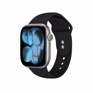 Ремешок Crong Liquid для Apple Watch 38 / 40 / 41 / 42 mm, чёрный