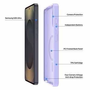 Чехол Dux Ducis Yind MagSafe для Samsung S948 S26 Ultra фиолетовый