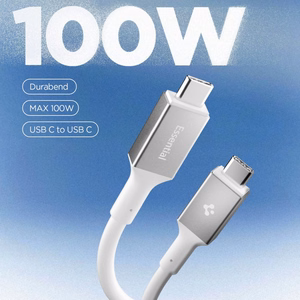 Spigen EB10020CC USB-C laidas 100W 200cm - Baltas
