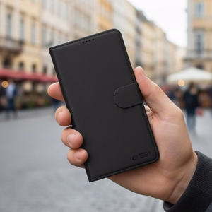 Tech-Protect Wallet dėklas skirtas Motorola Edge 70 Fusion / Fusion + 5G - juodas