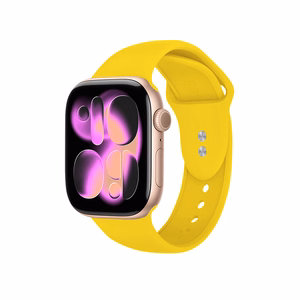 Ремешок Crong Liquid для Apple Watch 38 / 40 / 41 / 42 mm, жёлтый