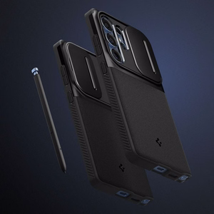 Spigen Optik Armor dėklas telefonui Samsung Galaxy S25 Ultra - juodas