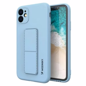 Wozinsky Kickstand Case силиконовый чехол с подставкой Xiaomi Redmi 10X 4G / Xiaomi Redmi Note 9 светло-синий