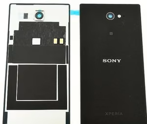 Back cover for Sony D2303 Xperia M2 black original (used Grade B)