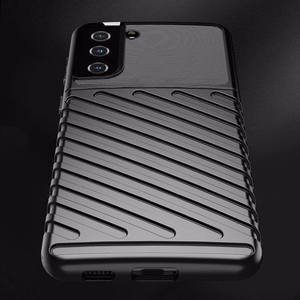 Thunder dėklas lankstus šarvuotas Samsung Galaxy S22 + (S22 Plus) juodas
