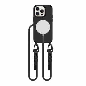 Tech-Protect MagNecklace Magnetinis iPhone 15 Pro dėklas - juodas