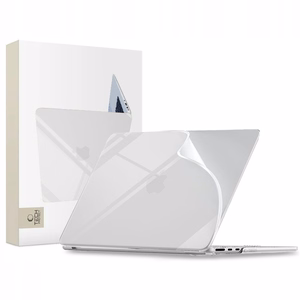 Tech-Protect Softshell deklas MacBook Air 15 colio 2023 / 2024 / 2025 / 2026, skaidrus