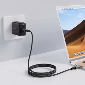 Acefast C1-09 кабель USB-C USB-C USB4 PD3.1 5A 1м - серо-чёрный