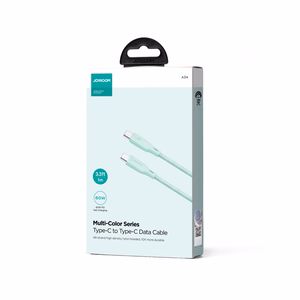 USB Кабель Joyroom "SA34-CC3" зелёный "Type-C / Type-C" 100см (до 60W)