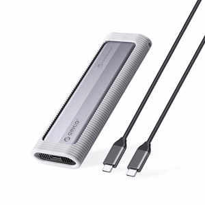 Orico AXM2F M.2 SATA SSD USB-C 3.2 disko dėklas - pilkas