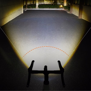 Rockbros M6 1000 lm front rechargeable bike light 2800 mAh - black