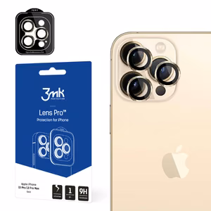iPhone 13 Pro Max/13 Pro 9H стекло для камеры для линзы серии 3mk Lens Protection Pro - золотой
