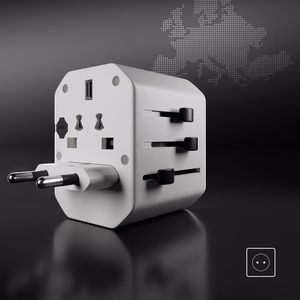 Универсальный дорожный адаптер SBS TEADAPTUSBTCUNI USB-C USB-A - белый