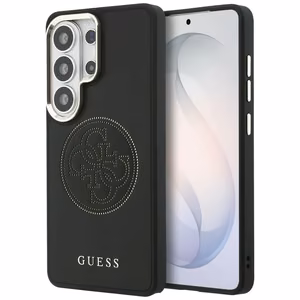 Guess чехол Perforated Logo MagSafe для Samsung Galaxy S26 Ultra чёрный