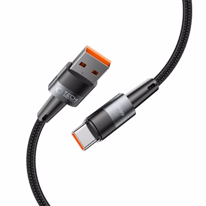 Tech-Protect UltraBoost кабель USB-C USB-A 66W 6A 0.25м - серый