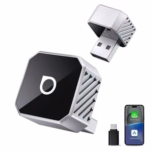 Belaidis CarPlay/Android Auto adapteris Ottocast Mini Cube sidabrinis CP88-T3