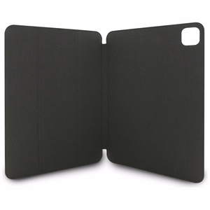 Karl Lagerfeld Saffiano Magnetinis Karl & Choupette iPad Pro 11" 2024 Knygos viršelio dėklas - juodas