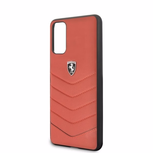 Ferrari kietasis dėklas FEHQUHCS62RE S20 G980 raudonas Heritage