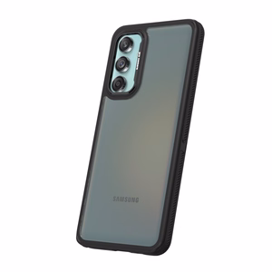Crystal Black dėklas telefonui Samsung Galaxy M55 5G juodas