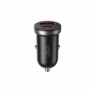 Automobilinis įkroviklis XO CC56 30W USB-A/USB-C juodas