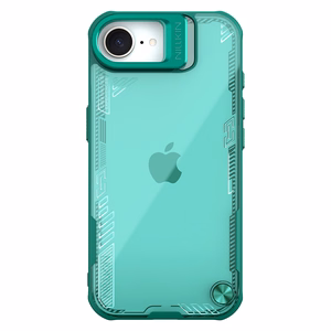 Nillkin Iceblade Prop dėklas su stovu iPhone 16e telefonui - žalias