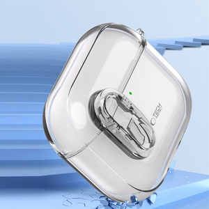 Tech-Protect Slim Hook dėklas AirPods 4 (m) - skaidrus