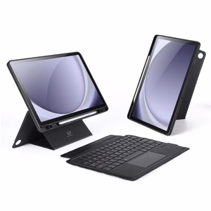 Dux Ducis "DK Series" Belaidė klaviatūra Samsung X210 / X216 / X218 Tab A9 Plus 11 Juoda